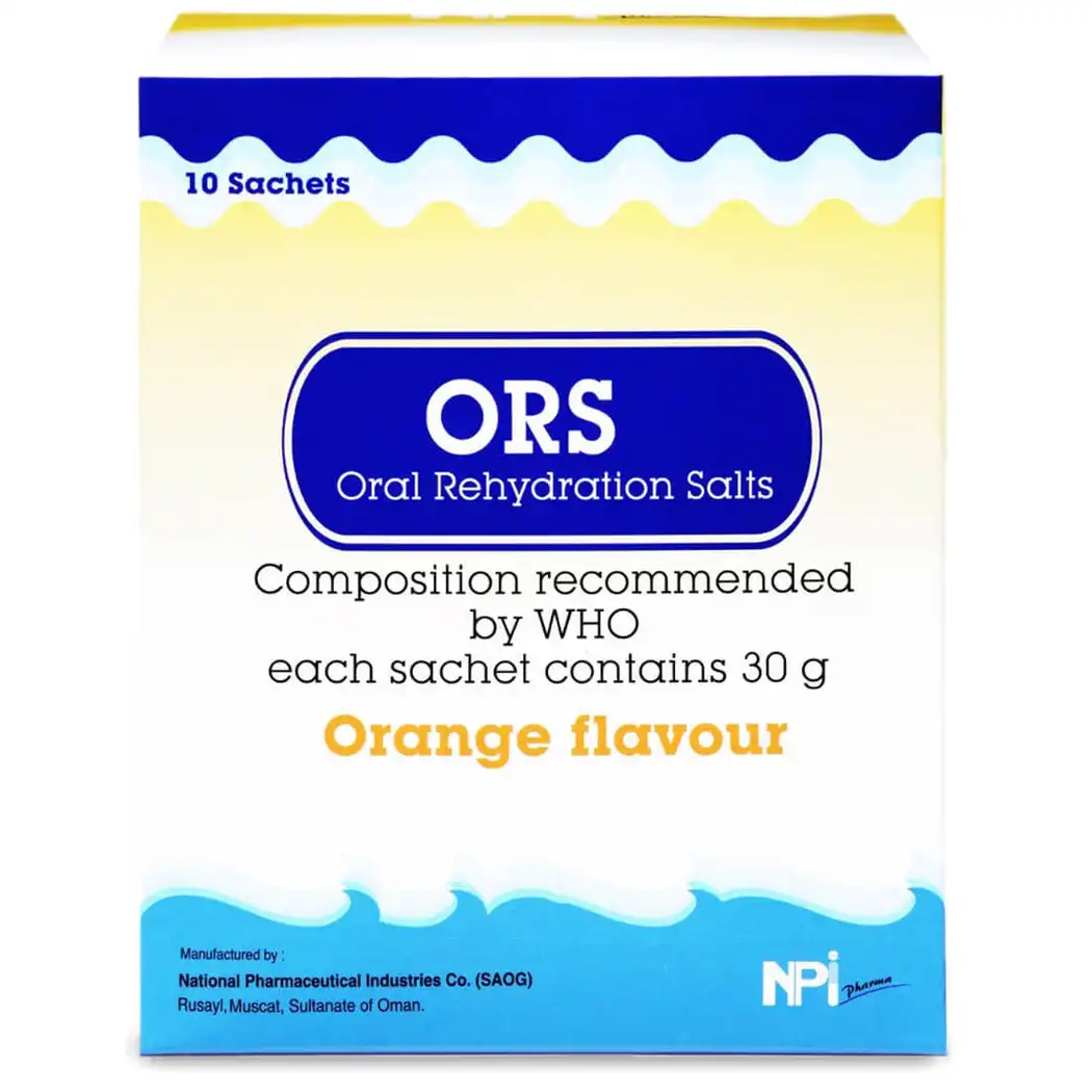 ORS oral rehydration salts sachets